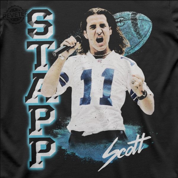 Scott Stapp Dallas Cowboys Thanksgiving Day Performance 90S Football T Shirt Unique revetee 1