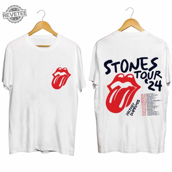 Rolling Stones 2024 Hackney Diamonds Tour Shirt Rolling Stones Band Fan Shirt Rolling Stones 2024 Tour Shirt Hackney Diamonds Tour Shirt Unique revetee 2