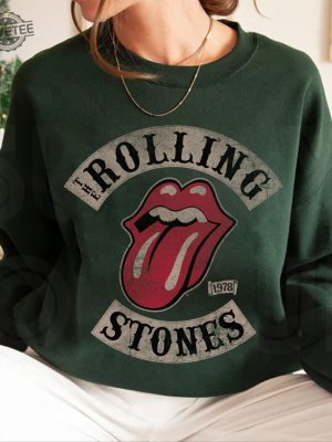 The Rolling Stones Live Tour 1978 Rock T Shirt Sweatshirt Rolling Stones Shirt Band Shirt Rolling Stones Tour Rock Band Shirt Unique revetee 2