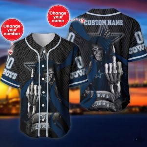 dallas cowboys baseball jersey shirt the reaper custom name and number all over printed football shirts nfl game day gift for fans laughinks 1