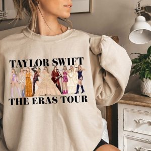 Embrace The Eras Taylor Swiftie Tour Sweatshirt Collection Swiftie Style Evolution Exclusive Eras Tour Sweatshirts Unique revetee 3