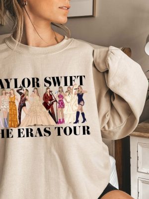 Embrace The Eras Taylor Swiftie Tour Sweatshirt Collection Swiftie Style Evolution Exclusive Eras Tour Sweatshirts Unique revetee 3