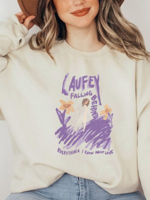 Laufey Tour 2023 Sweatshirt Laufey Tour 2023 Hoodie Laufey Tour 2023 Shirt Falling Behind Shirt Everything I Know About Love Unique revetee 4