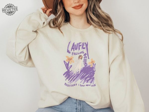 Laufey Tour 2023 Sweatshirt Laufey Tour 2023 Hoodie Laufey Tour 2023 Shirt Falling Behind Shirt Everything I Know About Love Unique revetee 4