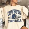 Vintage Cowboys Football Sweatshirt Shirt Retro Style 90S Vintage Unisex Crewneck Graphic Tee Gift For Football Fan Unique revetee 1