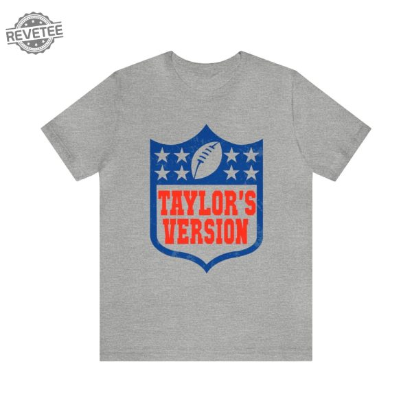 Taylors Version Football Shirt Go Taylors Boyfriend Shirt Travis Kelce Shirt Funny Football Shirt Unique revetee 3