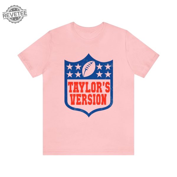 Taylors Version Football Shirt Go Taylors Boyfriend Shirt Travis Kelce Shirt Funny Football Shirt Unique revetee 4
