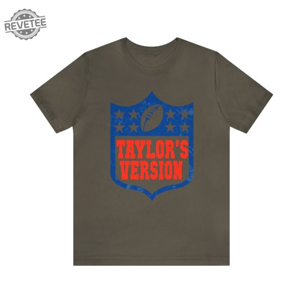 Taylors Version Football Shirt Go Taylors Boyfriend Shirt Travis Kelce Shirt Funny Football Shirt Unique revetee 5