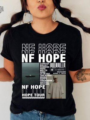 Nf Rapper Tour 2023 Shirt Nf Hope Shirt Nf Tour Shirt Hope Album Tee Rapper Fan Shirt 2023 Concert Shirt For Fan Nf Rapper Fan Gift Unique revetee 2