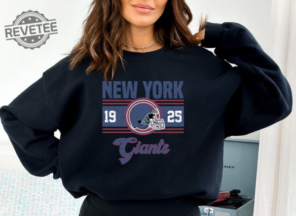 New York Giants Shirt New York Giants Sweatshirt New York Giants Crewneck New York Giants Gift New York Giants Tee Nfl Shirt Unique revetee 3