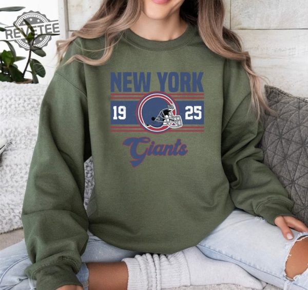 New York Giants Shirt New York Giants Sweatshirt New York Giants Crewneck New York Giants Gift New York Giants Tee Nfl Shirt Unique revetee 5
