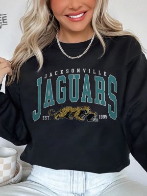 Vintage Jacksonville Jaguar Football Sweatshirt Nfl Jacksonville Jaguars Shirt Unique revetee 4