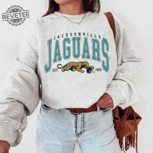 Vintage Jacksonville Jaguar Football Sweatshirt Nfl Jacksonville Jaguars Shirt Unique revetee 5