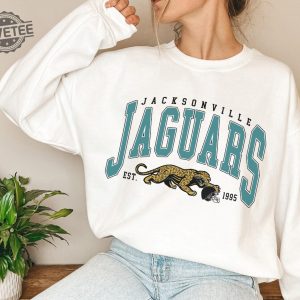 Vintage Jacksonville Jaguar Football Sweatshirt Nfl Jacksonville Jaguars Shirt Unique revetee 6
