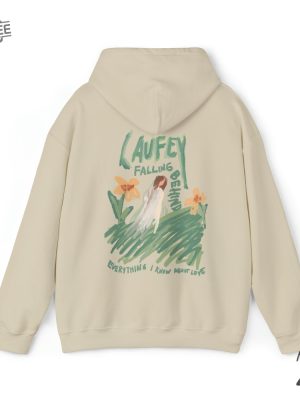 Laufey Fanmade Hoodie Falling Behind Unisex Heavy Blend Hooded Sweatshirt Unique revetee 5