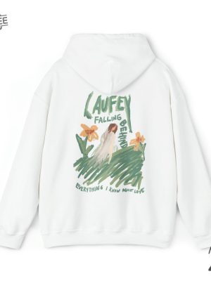 Laufey Fanmade Hoodie Falling Behind Unisex Heavy Blend Hooded Sweatshirt Unique revetee 6