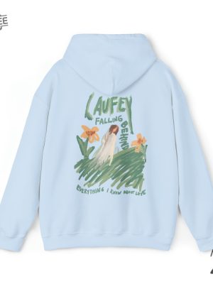 Laufey Fanmade Hoodie Falling Behind Unisex Heavy Blend Hooded Sweatshirt Unique revetee 8