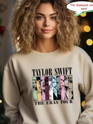 Taylor The Eras Tour Sweatshirt Swiftie Merch Sweatshirt Vintage The Eras Tour 2023 Midnights Concert Shirt Tour 2023 Sweatshirt Unique revetee 2