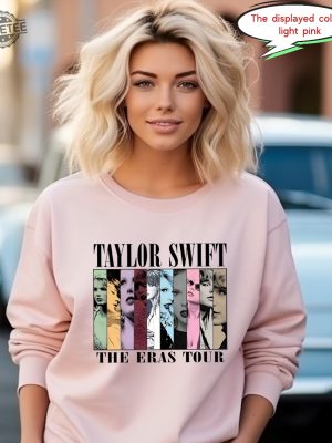 Taylor The Eras Tour Sweatshirt Swiftie Merch Sweatshirt Vintage The Eras Tour 2023 Midnights Concert Shirt Tour 2023 Sweatshirt Unique revetee 3