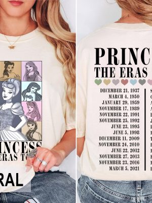 Princess Eras Tour Bella Shirt Disney Princess Tour Tee Disney Princess Characters Shirt Disney Girl Trip Shirt Disneyland Shirt Unique revetee 3