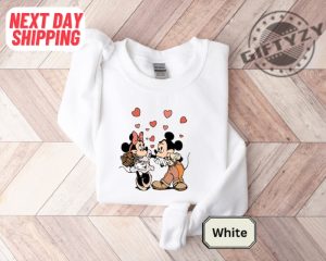 Disney Mickey Minnie Love Shirt Mickey And Minnie Valentines Tshirt Disneyland Love Hoodie Mickey Minnie Sweatshirt Kiss Love Shirt giftyzy 6