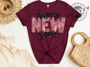 Glitter New Years Shirt New Years Sweatshirt Womens New Years Eve Tshirt New Years Eve Hoodie Happy New Year Glitter Shirt giftyzy 10