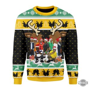 wu tang christmas sweater wu tang clan ugly artificial wool sweatshirt wu tang clan all over printed shirts hip hop music genre xmas gift for fans laughinks 1