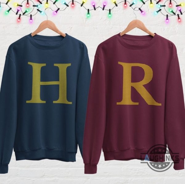 ron christmas sweater tshirt hoodie mens womens personalized with initial name ron weasley ugly xmas sweatshirt harry potter crewneck shirts laughinks 8