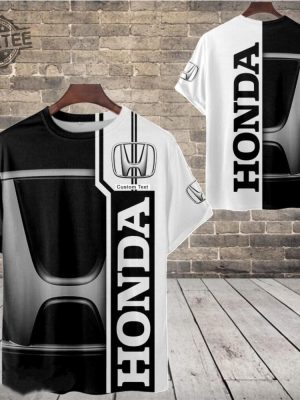 Honda 3D All Over Printed Custom Name Tshirt Sweatshirt Hoodie Bomber revetee 3