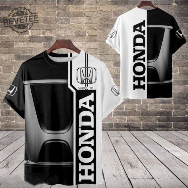 Honda 3D All Over Printed Custom Name Tshirt Sweatshirt Hoodie Bomber revetee 3