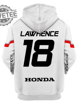 Jett Lawrence 18 Honda 3D Shirt Hoodie Limited Edition revetee 2