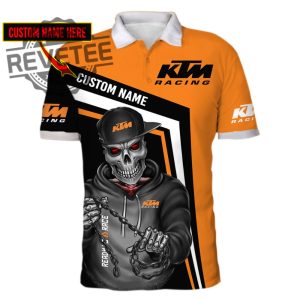 Ktm Skull Tshirt Sweatshirt Polo Hawaiian Hoodie 3D Apparel Full Printing Custom Name revetee 4