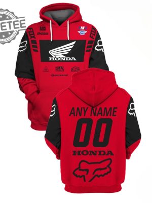 Personalized Racing Car Honda 3D All Over Print Hoodie Zipup Hoodie revetee 2