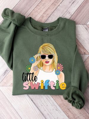 Little Swiftie Sweatshirt Taylor Little Swiftie Sweater Floral Swiftie Sweatshirt Album Merch Sweater Taylor Swift Shirt Unique revetee 3