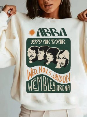 Retro Abba 1979 Uk Tour Shirt Gift For Fan Shirt Vintage Shirt Unisex Tee Unique revetee 2