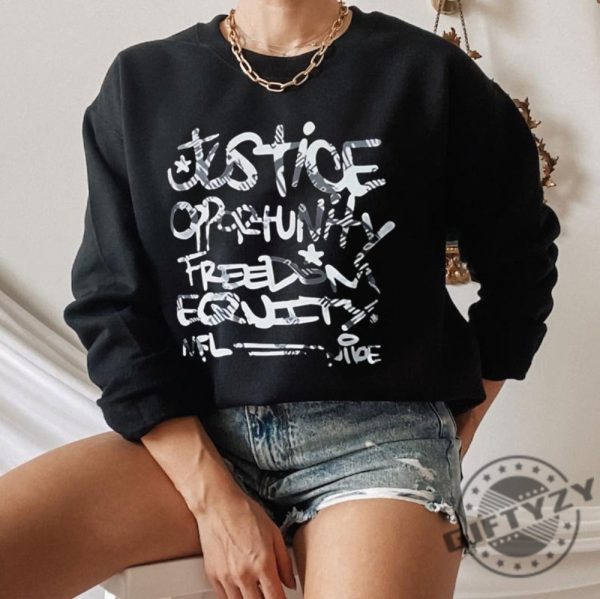 Trendy Justice Opportunity Equity Freedom Shirt Viral Style Justice Tshirt Tomlin Sweatshirt Hoodie Oversized Gift Tee For Fan giftyzy 2