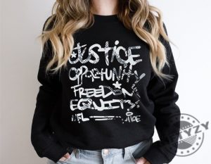 Trendy Justice Opportunity Equity Freedom Shirt Viral Style Justice Tshirt Tomlin Sweatshirt Hoodie Oversized Gift Tee For Fan giftyzy 3