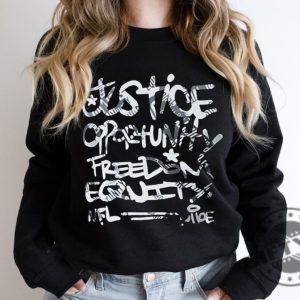Trendy Justice Opportunity Equity Freedom Shirt Viral Style Justice Tshirt Tomlin Sweatshirt Hoodie Oversized Gift Tee For Fan giftyzy 3