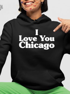 Kim Kardashian I Love Chicago Shirt Hoodie Sweatshirt Unique revetee 3