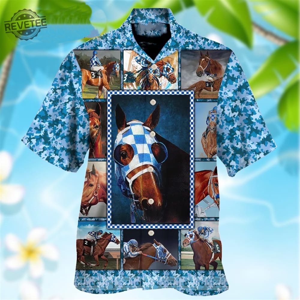 Secretariat Horse Racing Hawaiian Aloha Shirt For Men Women