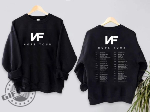 Vtg Hope Tour 2024 Full Date Ver Unisex Shirt giftyzy 2