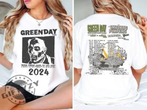 Green Day The Saviors 2024 Tour Shirt Green Day Band Graphic Tshirt Green Day Concert Sweatshirt Green Day Fan Hoodie Rock Band Green Day Shirt giftyzy 4