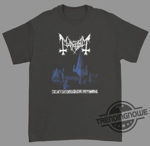 Norway Rock Mayhem Shirt De Mysteriis Dom Sathanas Norway Rock Mayhem Band Vintage Punk T Shirt Mayhem Band Shirt Mayhem Shirt trendingnowe 1