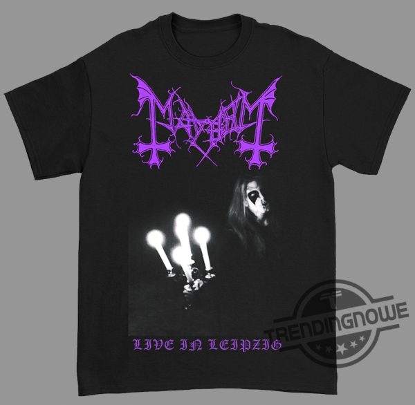 Norway Rock Mayhem Shirt Live In Leipzig Norway Rock Mayhem Band Vintage Punk T Shirt Mayhem Band Shirt Mayhem Shirt trendingnowe 1