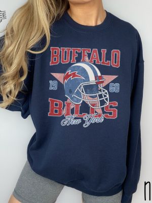 Buffalo Bills Sweatshirt Vintage Style Buffalo Football Crewneck Bill Sweatshirt Bills Football Buffalo New York Buffalo Fan Gift Unique revetee 2