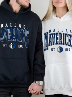 Vintage Dallas Mavericks Shirt Dallas Basketball Hoodie Unisex Basketball Shirt Dallas Mavericks Sweatshirt Mavericks Basketball Tee Unique revetee 3