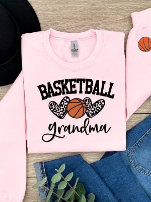 Customized Basketball Sweatshirt Your Name Basketball Shirt Basketball Grandma Shirt Basketball Mom Shirt Custom Basketball Shirt Unique revetee 5