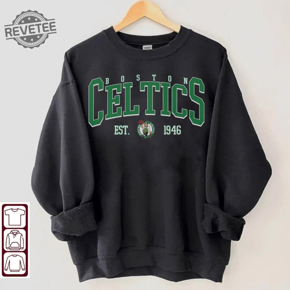 Vintage Boston Celtic Basketball Sweatshirt Celtics 90S Shirt Retro Style Shirt Crewneck Boston Basketball Hoodie Unique