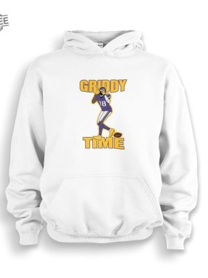 Jefferson Griddy Time Youth Hoodie Vikings Minnesota Justin Made To Order With Love Unique revetee 2