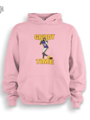 Jefferson Griddy Time Youth Hoodie Vikings Minnesota Justin Made To Order With Love Unique revetee 3